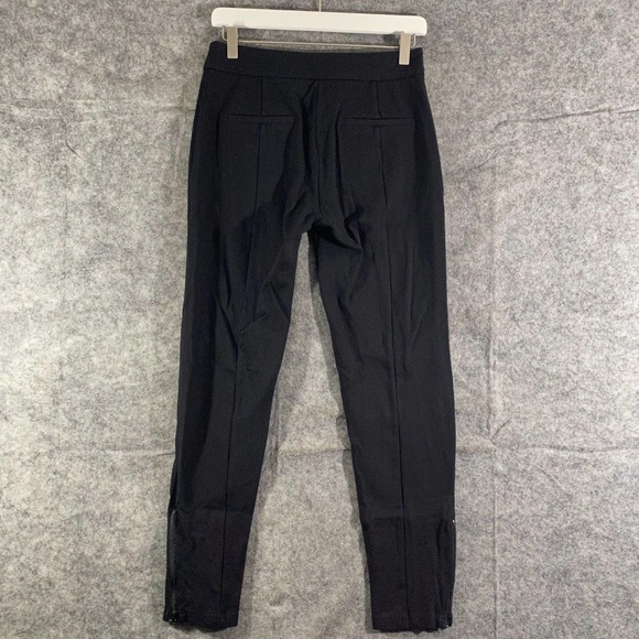 Betabrand Pants Small Long Black Skinny Leg Dress Yoga Cigarette Zip - Picture 3 of 16